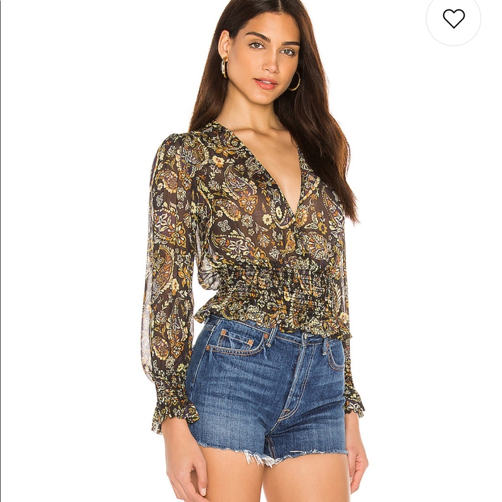 Cora Top in Exotic Navy Paisley
Blue Life